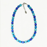 CUE8A02- Blickfang blau, blau, blau aus elox. Alum. Würfel 8x8x8