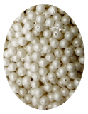 AG003- 25000 weisse Perlen Kunststoff ca 4mm