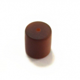 HZ10W22- 100 braun matt Harzperlen Walzen 10x10