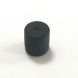 HZ10W09- 100 Schwarz matt Harzperlen Walzen 10x10