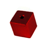 EAF8C8027- 20 pcs eloxiertes Alu Würfel 8x8 d. Rot