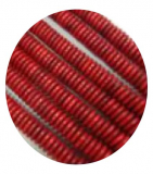 CS3006- 1 Strang Holzscheibe Rot Matt 15x4