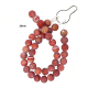 AHA2001- 1 Strang Achat Karneol, geätzt, 20mm  braun rot, Länge ca 38cm