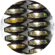 STHR407- 1 Strang Hämatit 4x2# A Qualität Rondelle antikgold changiert