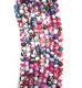 AHA1612- 1 Strang geätzt, pink,rosa,blau.grün gemischt 16mm Länge ca 38cm (copy)