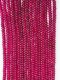 RBR0805- 1 Strang Rubin Jade Rondelle 8x5mm AAA