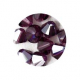 STB4204- 1 Strang Strass dop. Kegel 4# Amethyst 120p