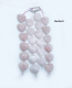 HZR93501- 1 Stk Herz aus Rosenquarz 35x35x12