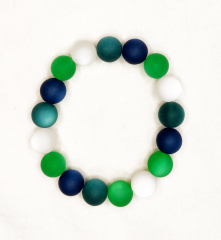 KZA1204- 1 Armband wunderschöner Blickfang Grünverlauf 12#, 20cm