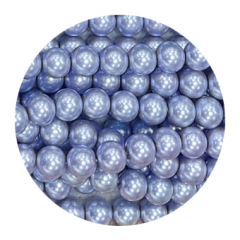 STGC7443-  1 Strang doppelt lang Glaswachsperlen Kugel 12mm hell lila