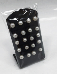 NQ9998- 10 paar Ohrstecker Süßwasserperlen Edelstahl