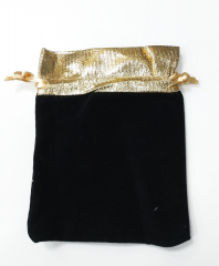 VP8803G- 10 Luxus Schmucksäckchen Samt 7x9 cm Gold (copy)