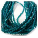 STK4394-1 Strang Strass dop. Kegel 4# Cari. bl. Op. 80p