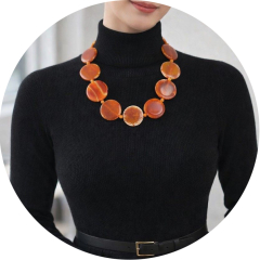 PLM400- Blickfang aus Karneol Rundscheiben