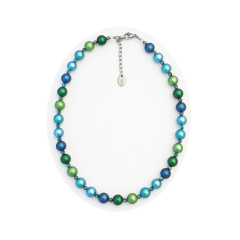 KEK1002- Blickfang grün blau Verlauf aus elox. Alum. Kugel 10#