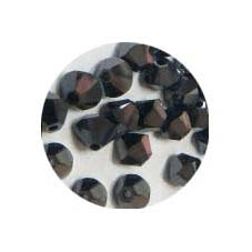 STB4906- 1 Strang Kristallstrass dop. Kegel 4mm Hermatit 120p