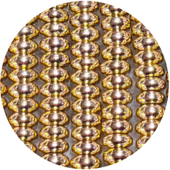 STHR403- 1 Strang Hämatit 4x2# A Qualität Rondelle gold