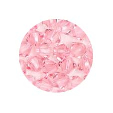 STB4223-1 Strang Strass dop. Kegel 4# lt rose 120p