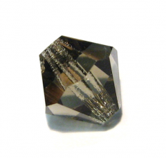 STB4215- 1 Strang Strass dop. Kegel 4# black dia grau 120p