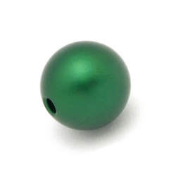 EA14M0354- 12 pcs eloxiertes Alu 14mm Farbe Emerade Grün