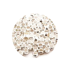 Z306 - 1 Päckchen Quetschperlen, 1,5 mm, silberfarben ca 3500 pcs