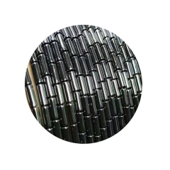 STHW2130-  1 Strang Hämatit Zylinder 2x8  A Qualität Anthrazit