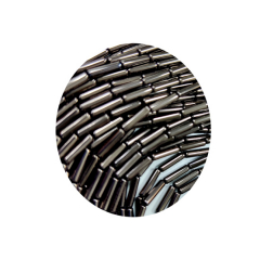 STHW2105-  1 Strang Hämatit Zylinder 2x8  A Qualität dunkel Braun