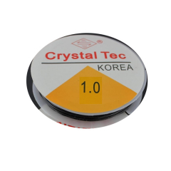 DFS011- 1 STRONG&STRETCHY 1,0 Faden Silikonband elastisch Schwarz ca 8m