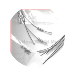 HR1052- 10 Edelstahl Halsreifen Silber 52# Halbfertig