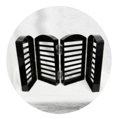 ZB202- 1 klappbar Ständer für Ohrschmuck aus Acryl  schwarz