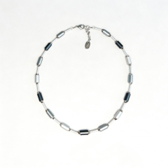 KEA6RC02- Blickfang silber grau und d. grau aus alu. Alum. Walzen 6x10#