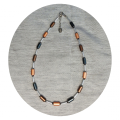 KEA6RC07- Blickfang braun Antrazit Verlauf  aus alu. Alum. Walzen 6x10#